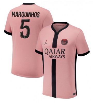 Paris Saint-Germain Marquinhos #5 Replica Third Stadium Shirt 2024-25 Short Sleeve